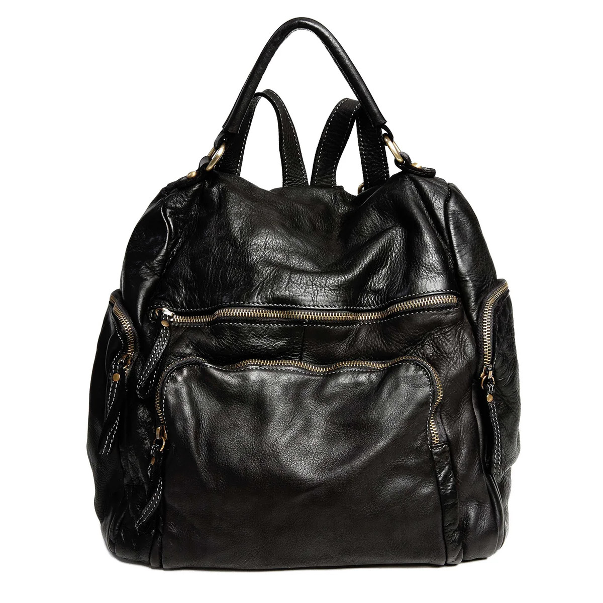 Momma Mia in Backpack in Black | Bolsa Nova Handbags