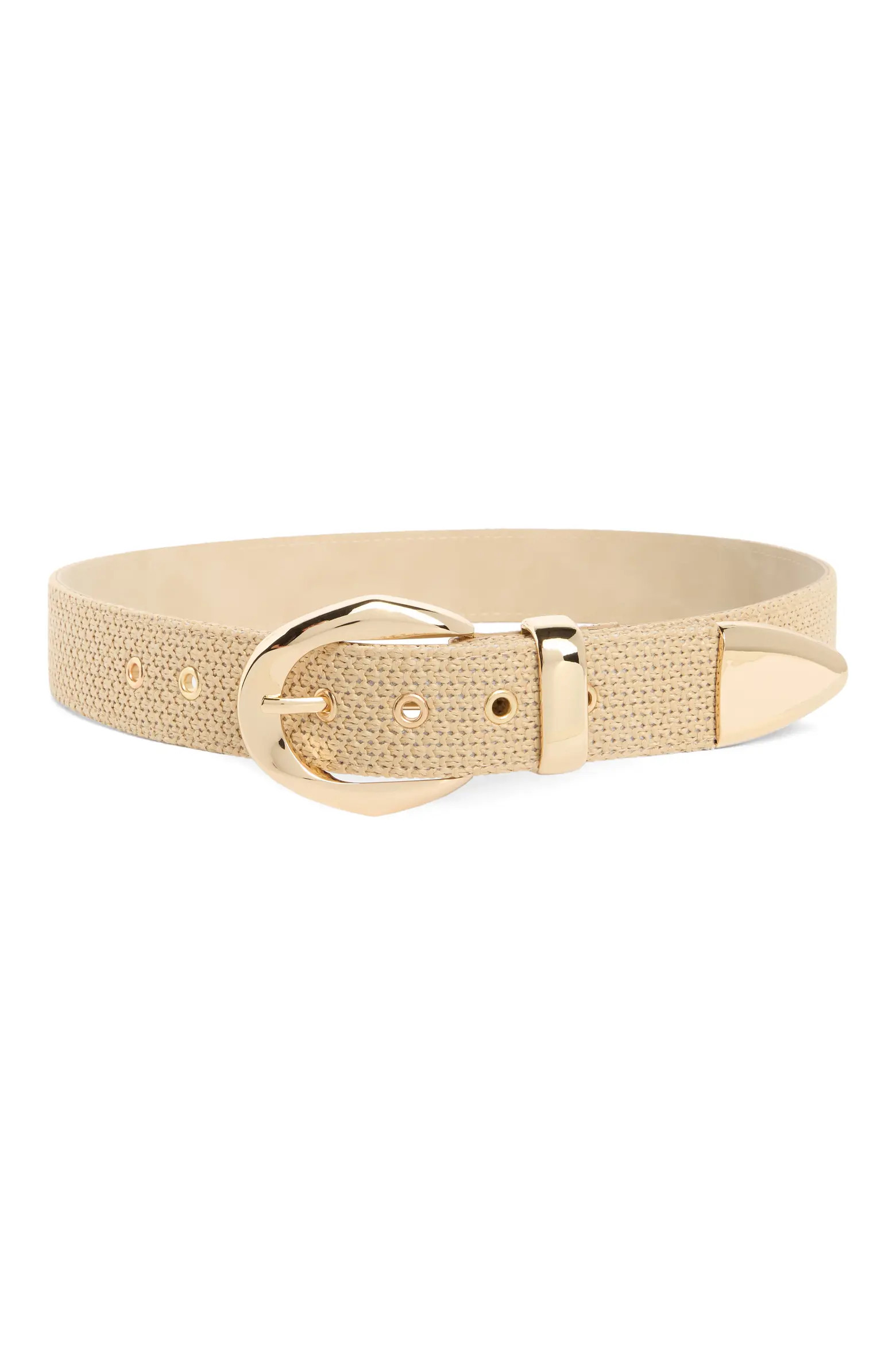 Woven Faux Raffia Overlay Belt (Women) | Nordstromrack | Nordstrom Rack