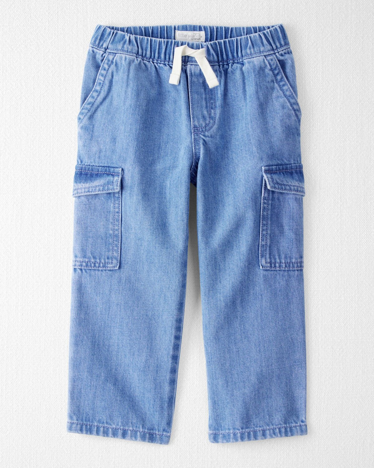 Toddler Organic Cotton Denim Cargo Pants | Carter's Inc