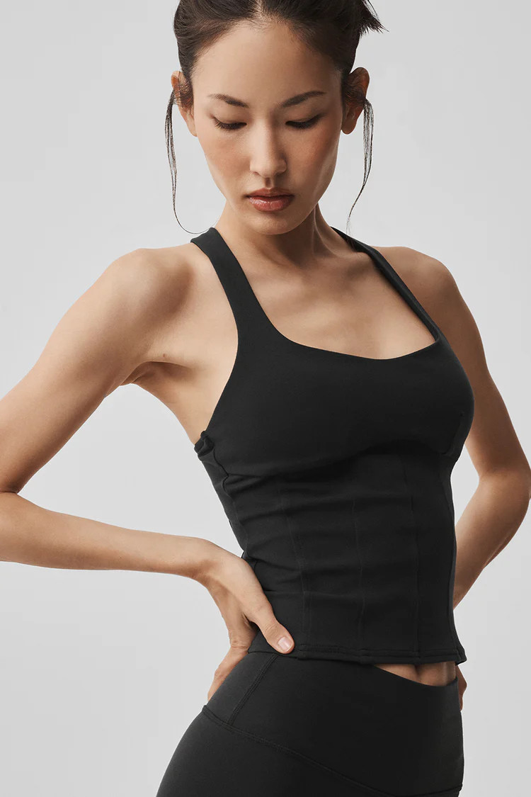 Airbrush Sparks Fly Corset Tank | Alo Yoga (US)