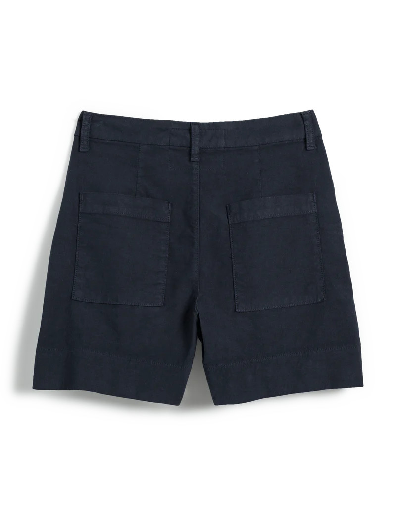 WATERFORD Navy, Italian Performance Linen | Frank & Eileen