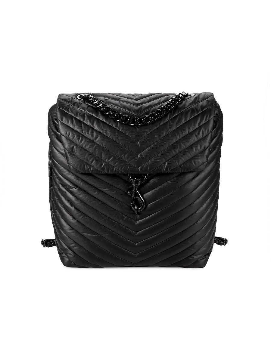 Rebecca Minkoff Women's Edie Quilted Backpack - Black | Saks Fifth Avenue OFF 5TH
