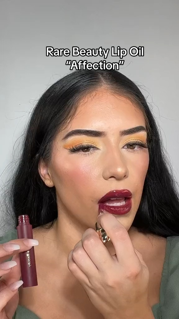 Rare Beauty Soft Pinch Tinted Lip Oil in the shade “Affection”. The tint it leaves behind is beautiful!! 

Makeup | Makeup Tutorial | Beauty | Lip Oils | Rare Beauty | New Makeup Products 

#LTKFind #LTKGiftGuide #LTKbeauty