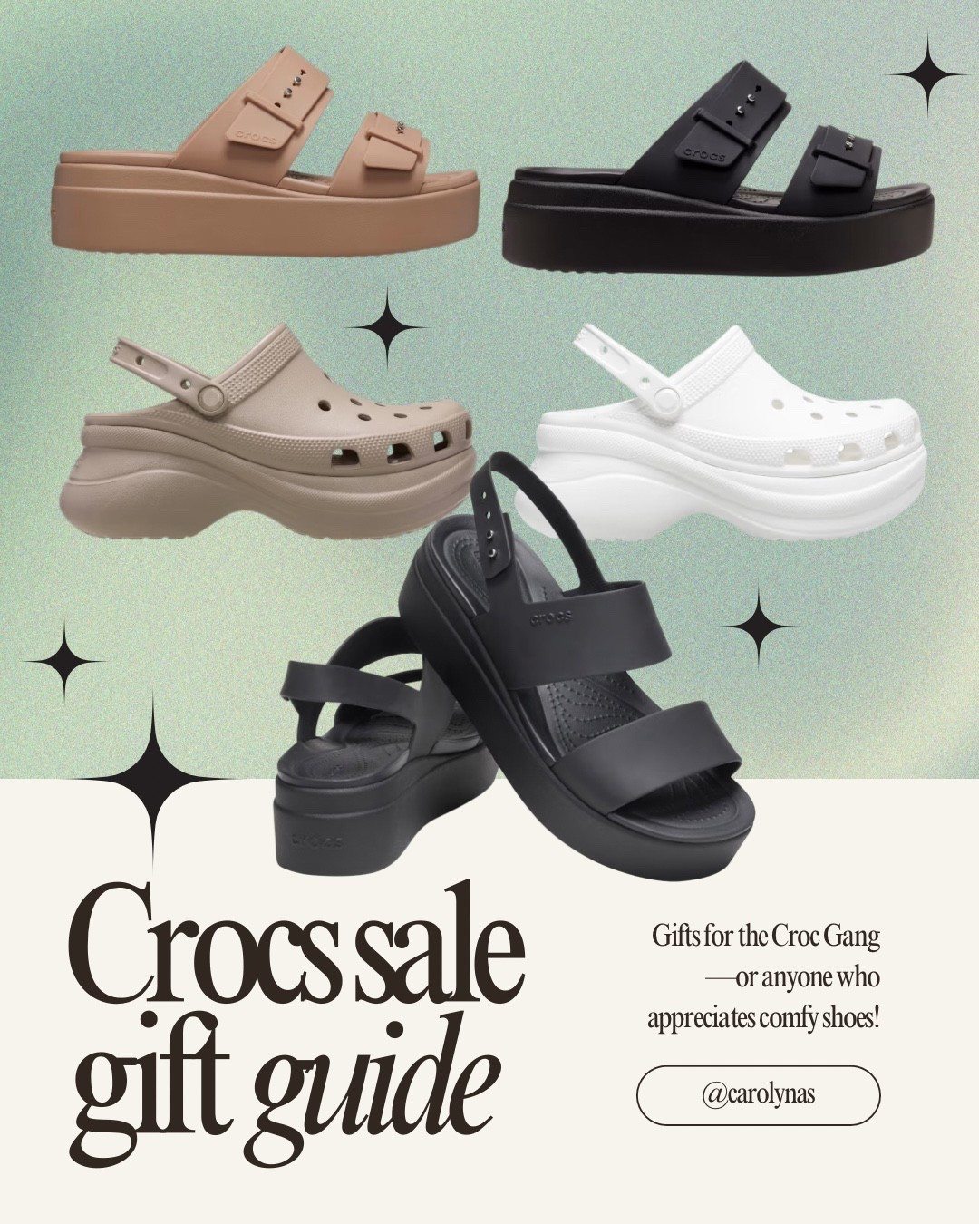 My FAVORITE Crocs! So cute and comfy AND on SALE! What else can a girl ask for?! 


#LTKCyberWeek #LTKSaleAlert #LTKGiftGuide