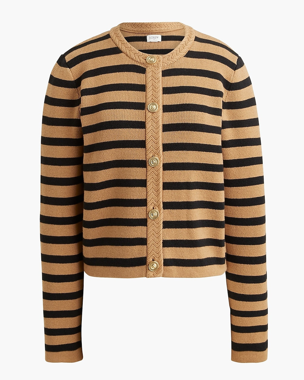 Striped cotton lady jacket cardigan sweater | J.Crew Factory
