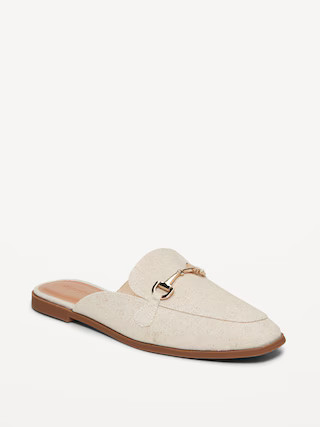 Faux-Leather Loafer Mule Shoes | Old Navy (US)
