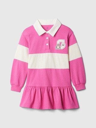 babyGap Logo Rugby Polo Dress | Gap (CA)