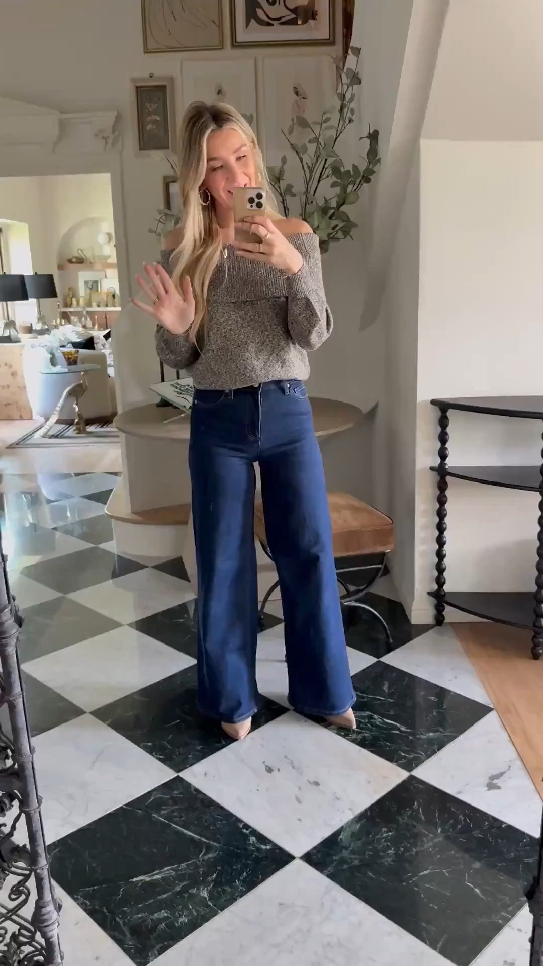 Best selling Target wide leg jeans! Stretchy and so flattering! And loving these sweater belts from Amazon! Jeans are TTS wearing a 4 and I’m 5’6"

#LTKFindsUnder50 #LTKootd #LTKgrwm