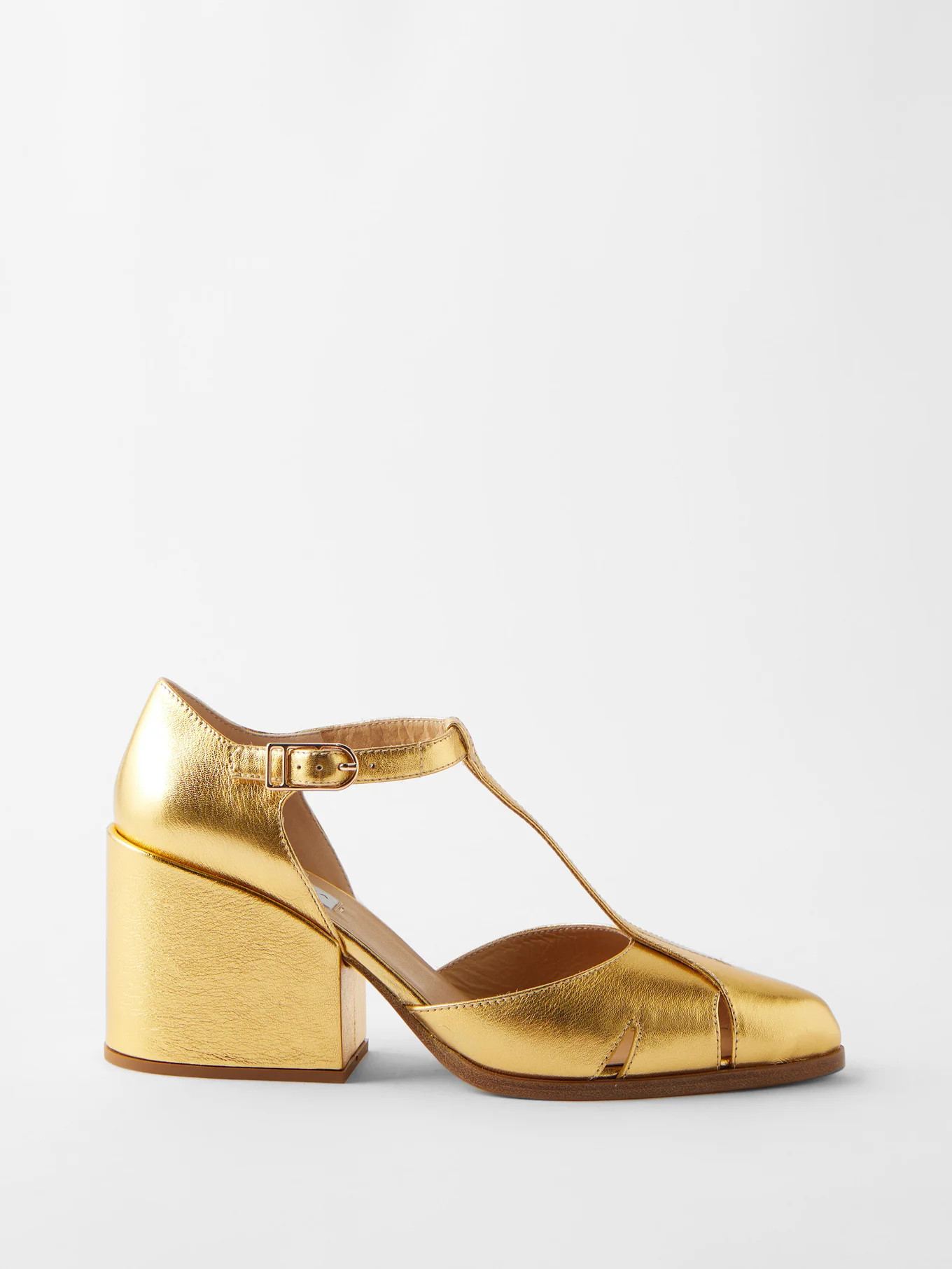 Hawes 80 metallic-leather pumps | Gabriela Hearst | Matches (APAC)
