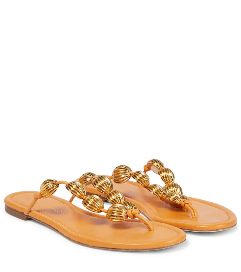 Capri leather thong sandals | Mytheresa (US/CA)