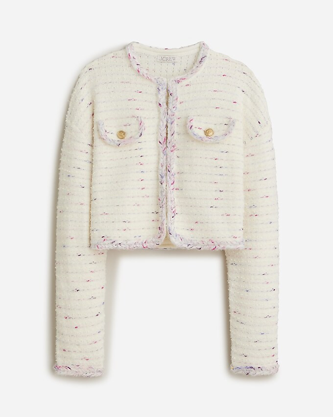 Textured lady jacket in marled yarn | J. Crew US
