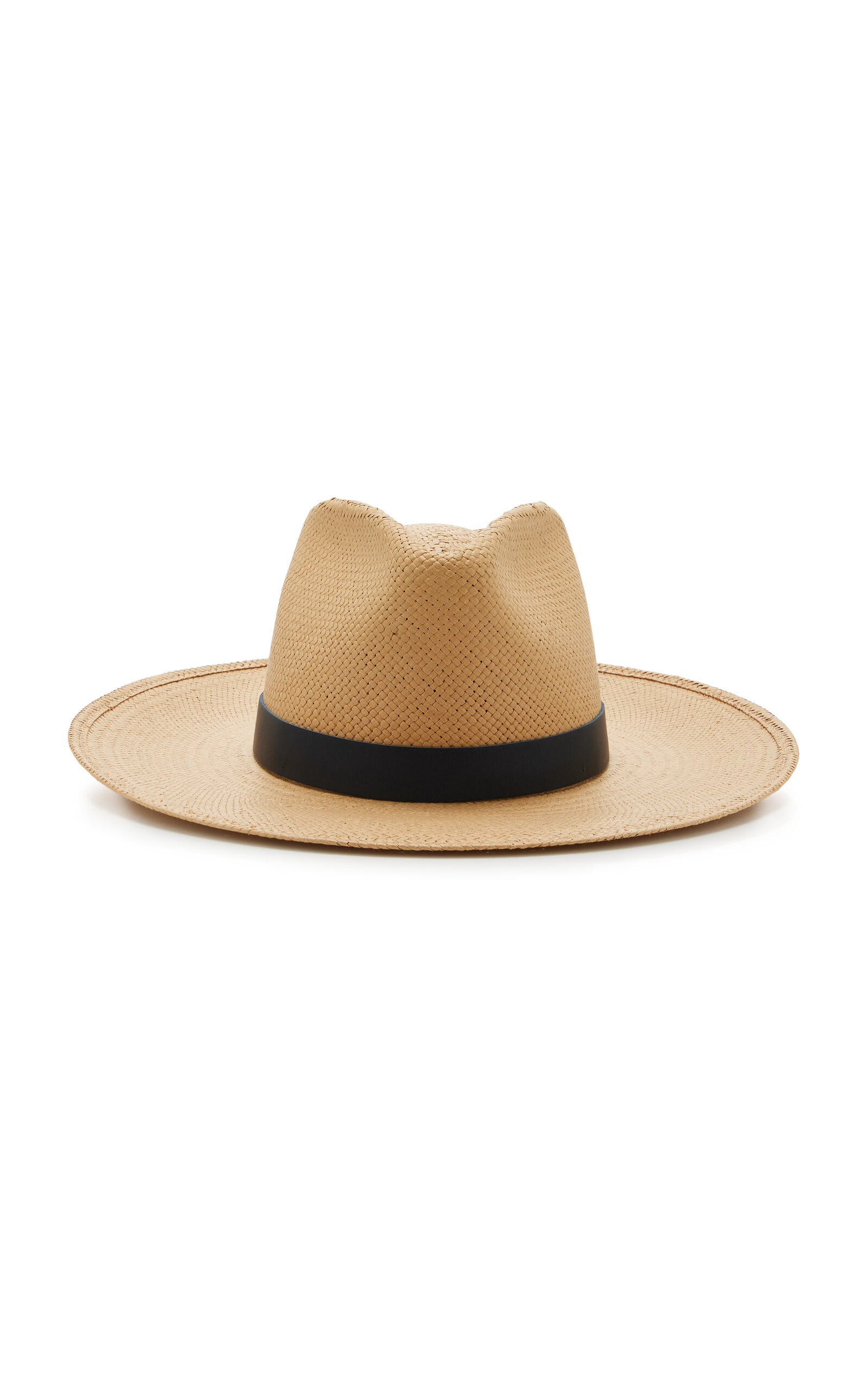 Janessa Leone - Leah Packable Raffia Fedora - Neutral - M - Moda Operandi | Moda Operandi (Global)