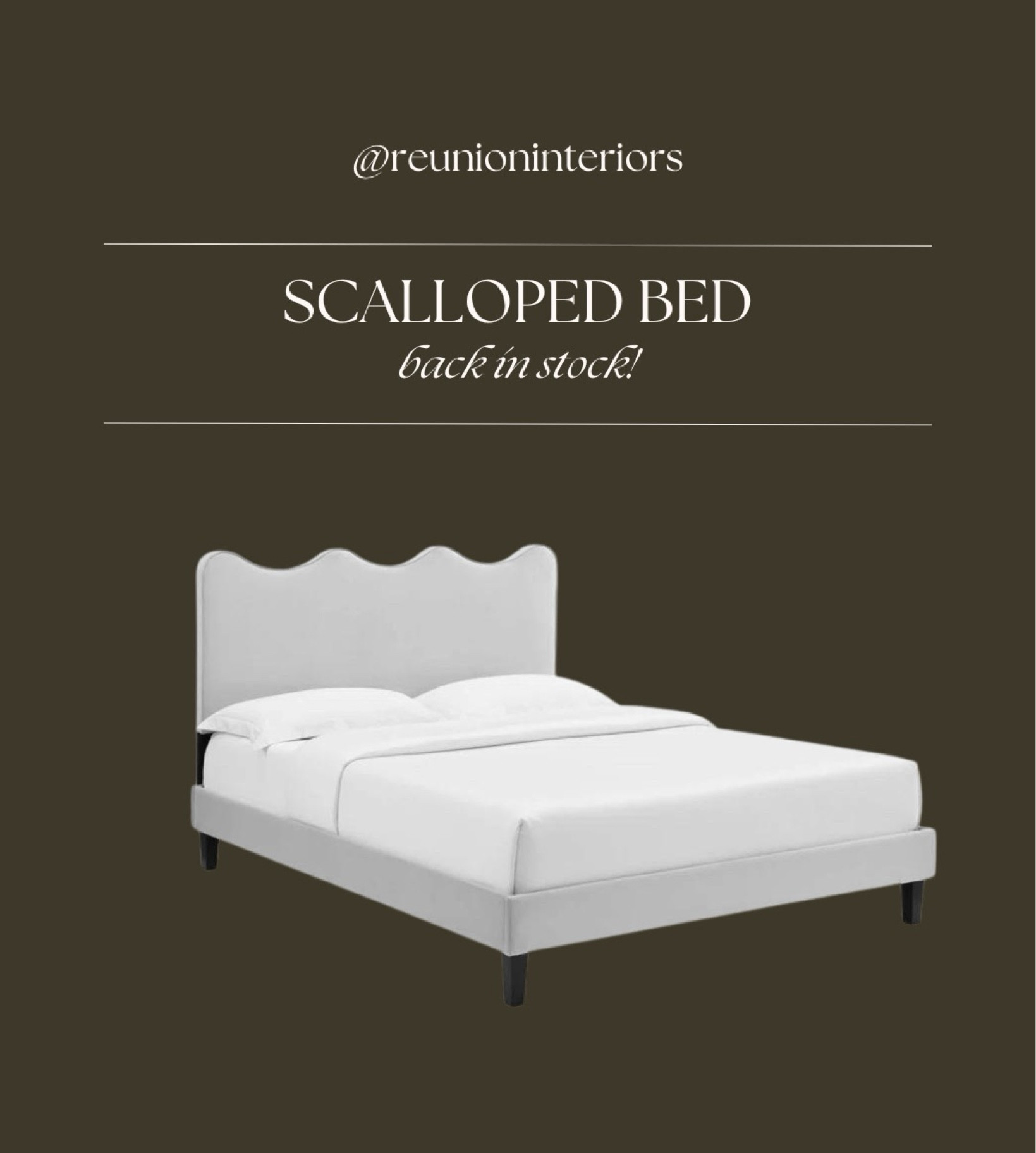 Wayfair Scalloped Bed is finally back in stock & on sale! Won’t last long! 

#LTKSpringSale #LTKsalealert #LTKhome