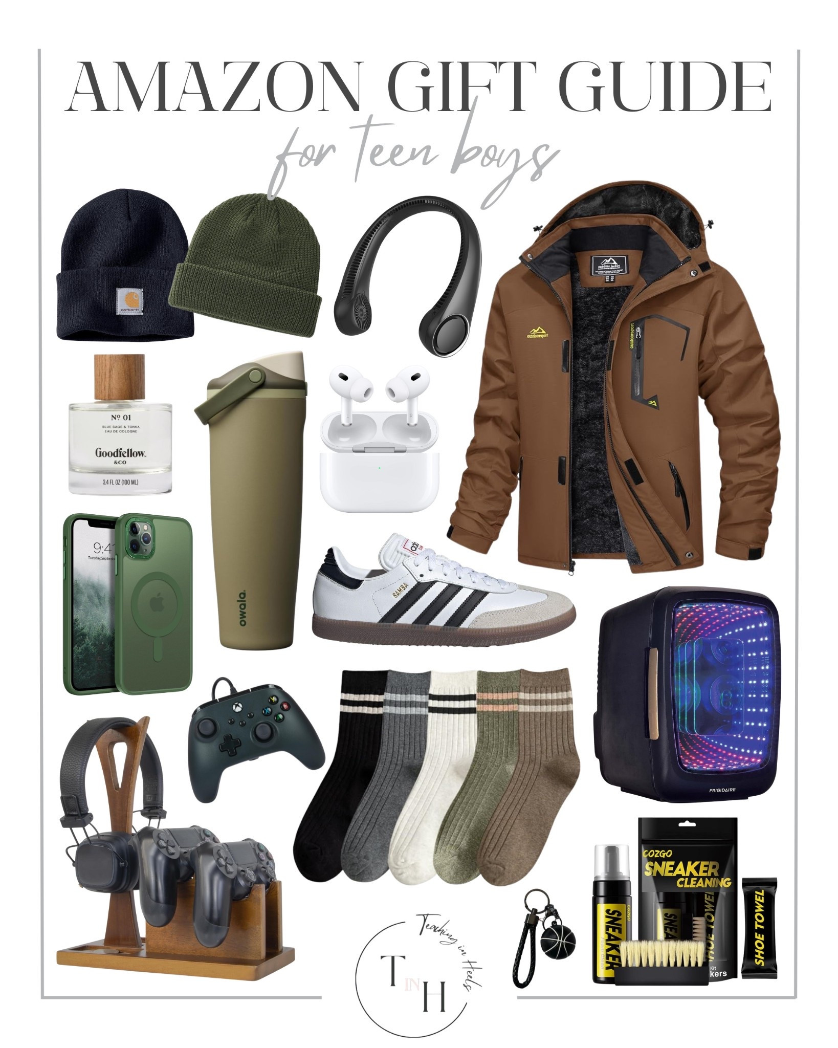 Amazon Gift Guide for Teen Boys

tech gadgets
gaming keyboard
wireless earbuds
hoodie + jogger sets
sports team merch
LED room lights
skate gear
sneaker care kit
body spray set

#LTKGiftGuide #LTKHoliday #LTKStyleTip