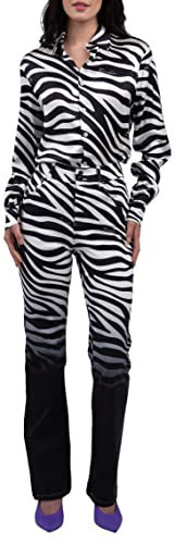 BruceGlen Womens Printed Flare Jean, Zebra Ombre, 10 | Amazon (US)