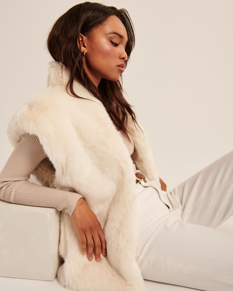 Faux Fur Vest | Abercrombie & Fitch (US)