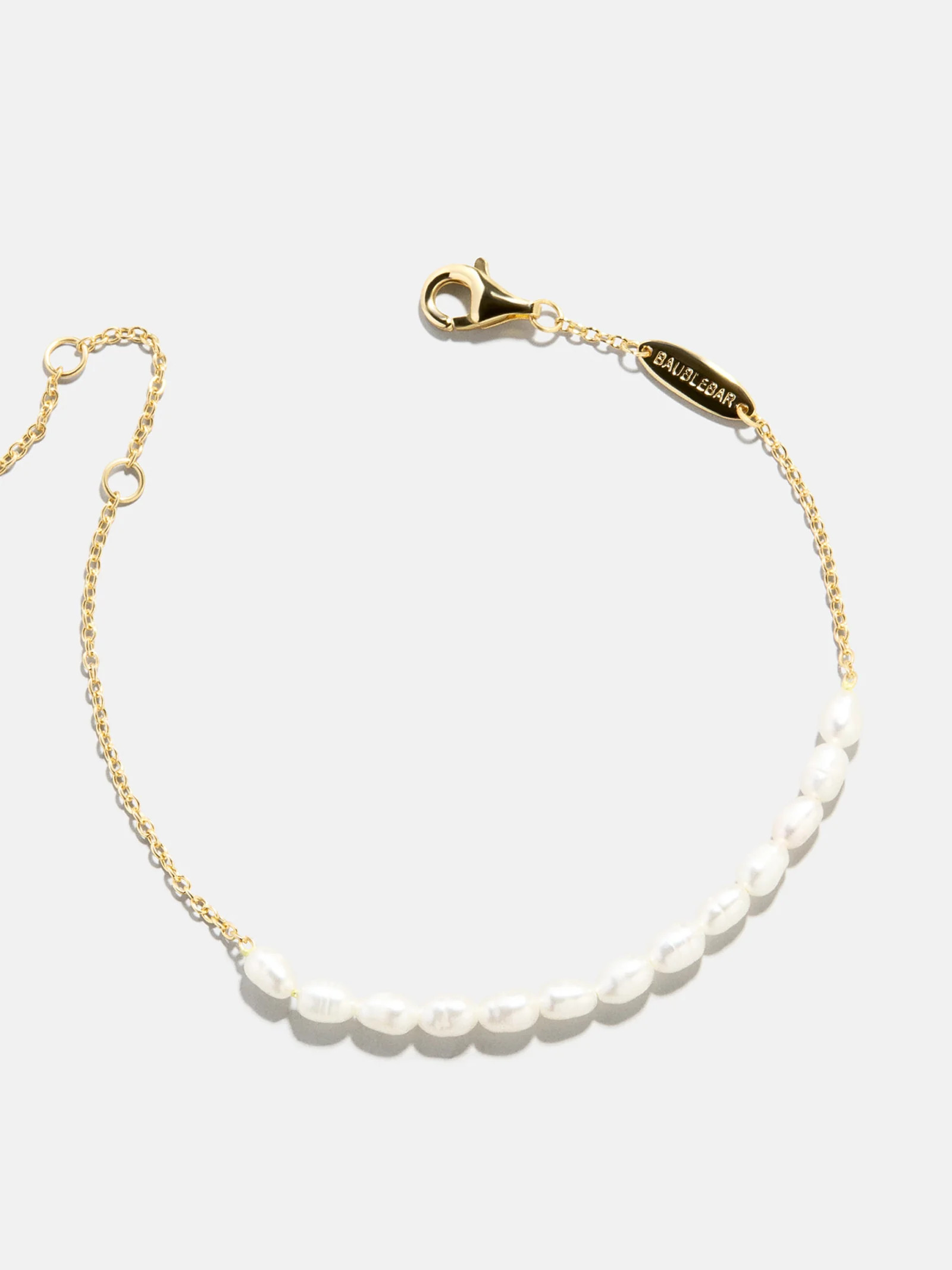 Barbra 18K Gold Pearl Bracelet - Gold/Pearl | BaubleBar