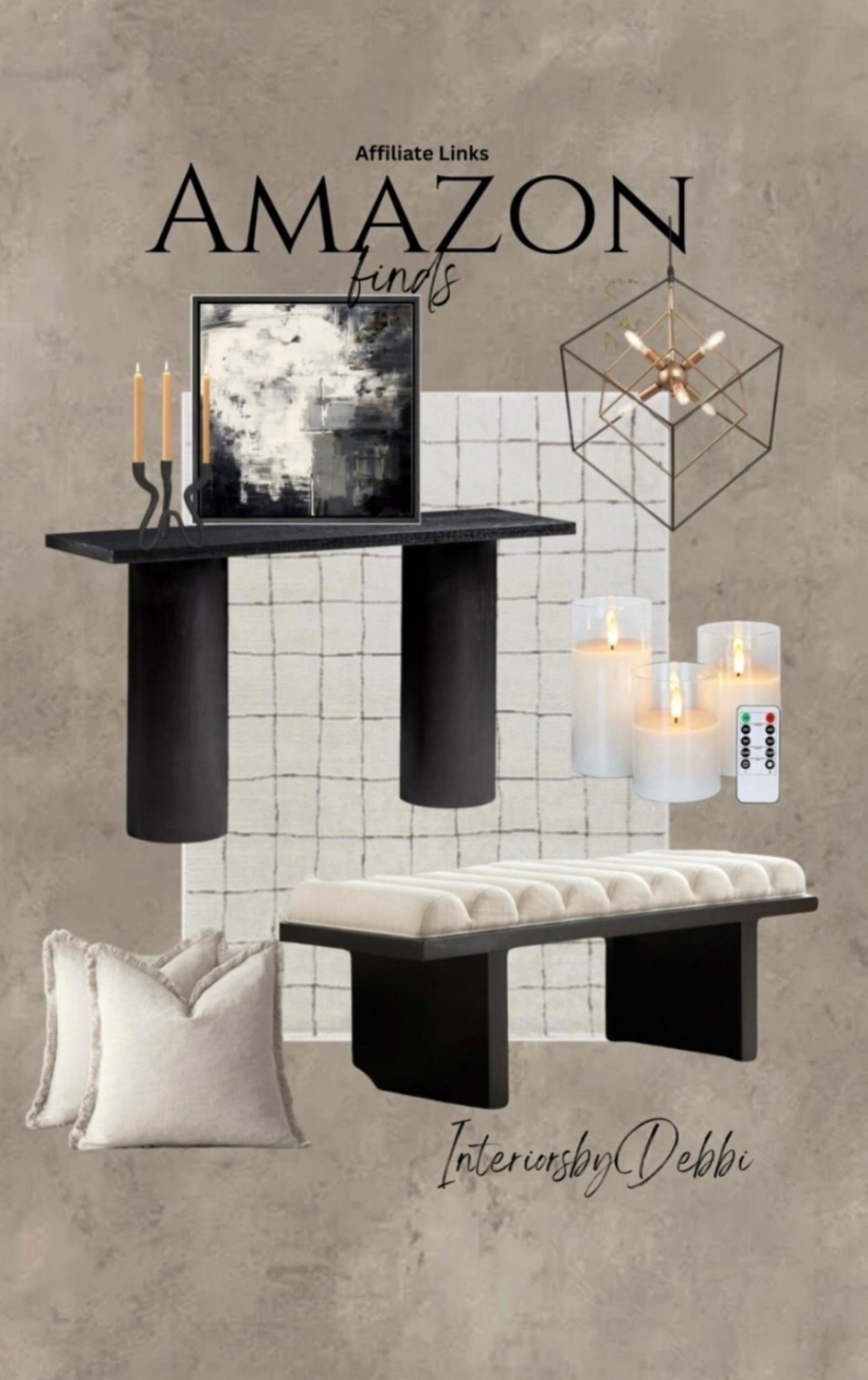 Amazon Finds
Area rug, console table, bench, chandelier, pillows, transitional home, modern decor, amazon find, amazon home, target home decor, mcgee and co, studio mcgee, amazon must have, pottery barn, Walmart finds, affordable decor, home styling, budget friendly, accessories, neutral decor, home finds, new arrival, coming soon, sale alert, high end look for less, Amazon favorites, Target finds, cozy, modern, earthy, transitional, luxe, romantic, home decor, budget friendly decor, Amazon decor #amazonhome

#LTKautumn 


#LTKHoliday #LTKHome #LTKGiftGuide