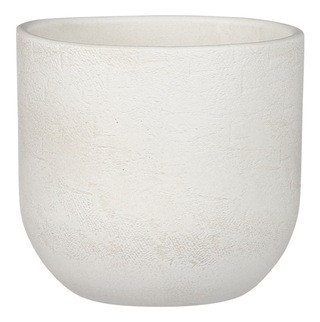 Nora Indoor Ceramic Round Handmade Planter, Assorted Sizes, White | Canadian Tire