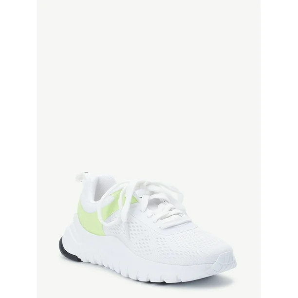 Love & Sports Women's Lace-Up Mesh Athletic Sneakers | Walmart (US)