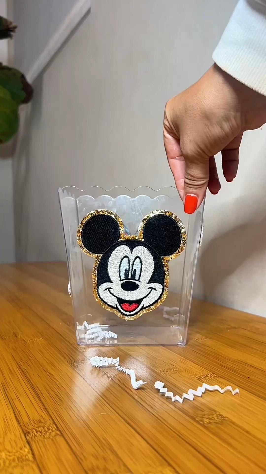 Teacher gift idea if you go in with several families!! 

Dollar Tree container 
Patches were from my daughter's craft collection and stuck on with super glue 
Milkduds
Diet Coke 
touchland Mickey case hand sanitizer 
Starbucks 
Disney 

#LTKmomlife