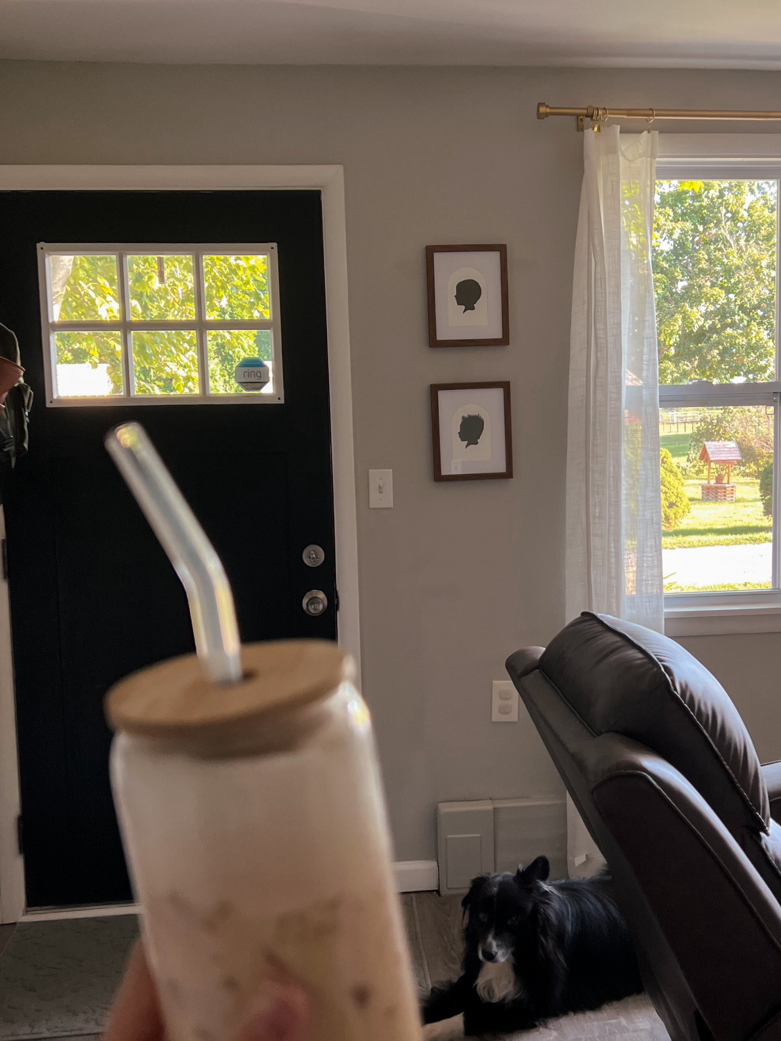 Picture frames, glasses, curtains and curtain rods all linked here! 

Amazon, Target, Target home, Amazon home 