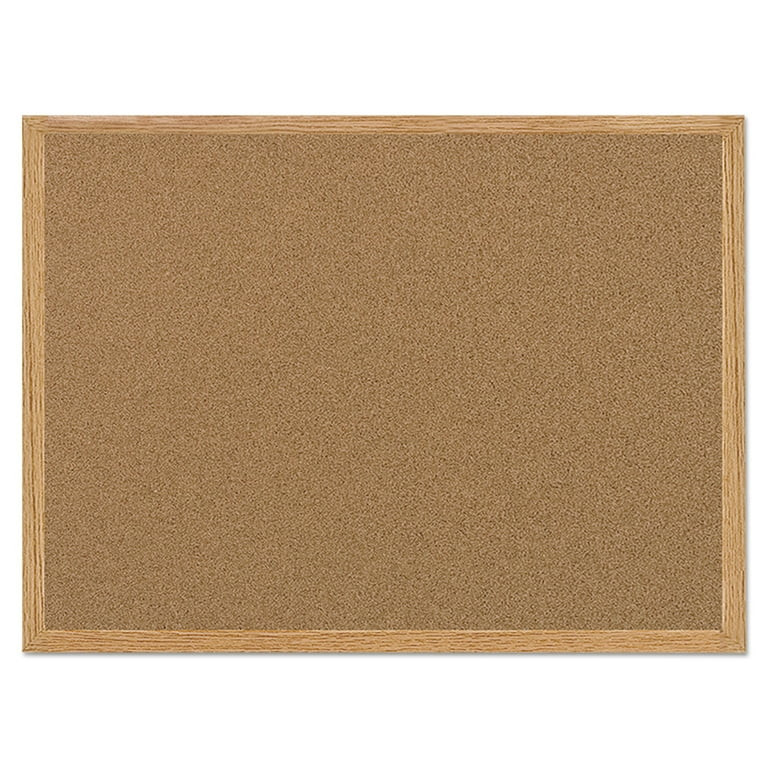 Value Cork Bulletin Board with Oak Frame, 24 x 36, Natural | Walmart (US)