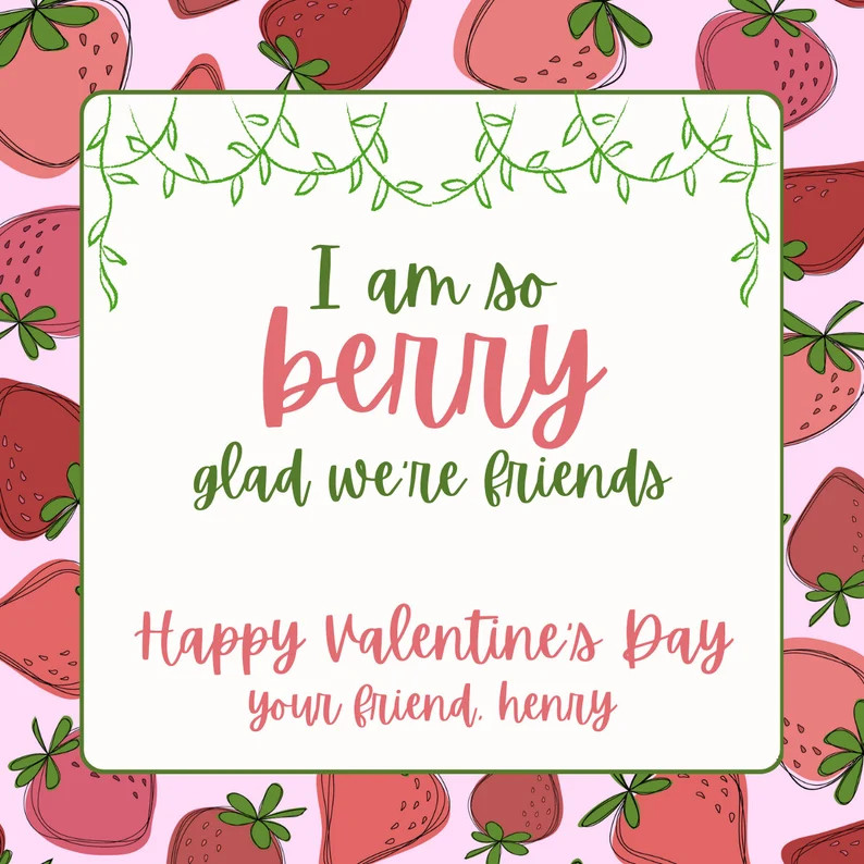 Custom Valentine's Day Gift Tag Personalized - Etsy | Etsy (US)