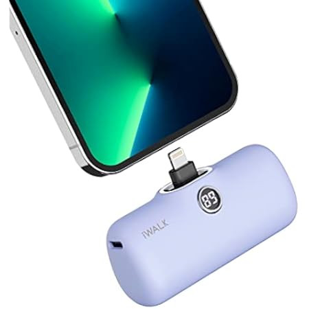 iWALK Small Power Bank 4300mAh Ultra-Compact Portable Charger Battery Pack Compatible with iPhone 13 | Amazon (US)