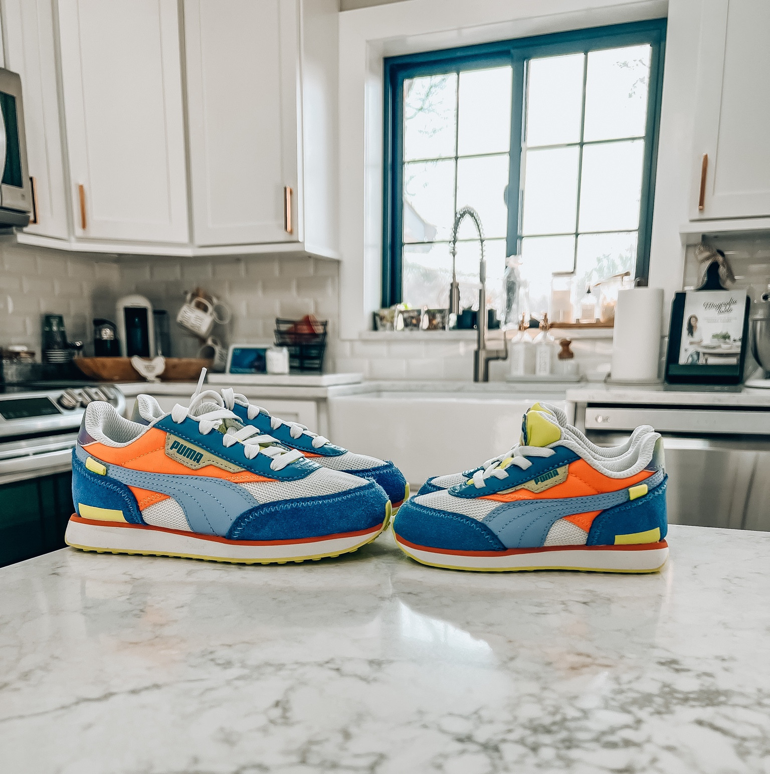 The cutest matching shoes for our boys 💙