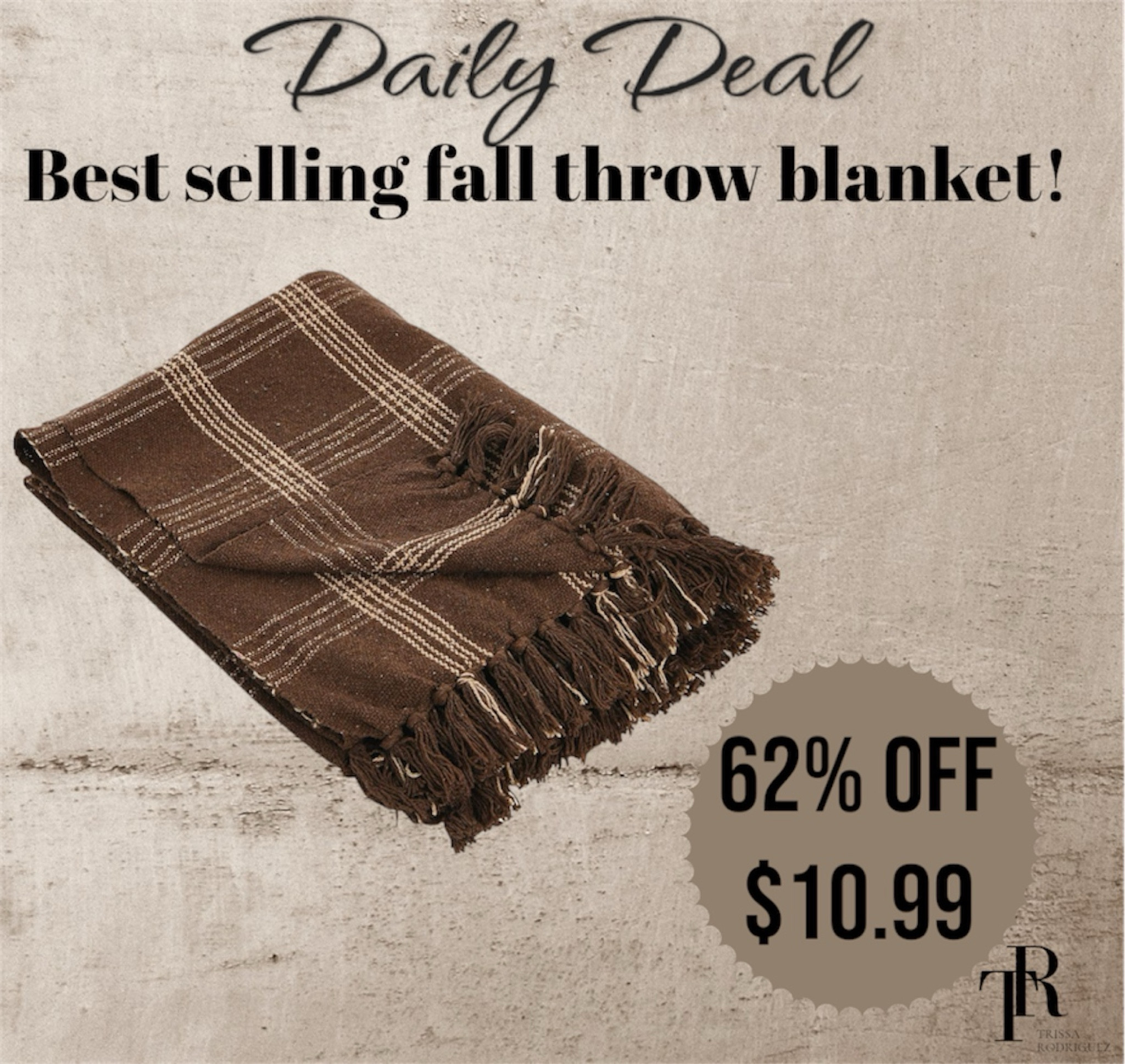 The perfect fall throw blanket that is a best seller just went on sale! They have a few color options but this one has the biggest sale and is my favorite. 😍🍂

Grab yours before the sale ends! 


#amazon #amazonsale #homedecor #falldecor #fallhomedecor #ltkfindsunder20 #sale #salealert #homeinspo #throwblanket #fallvibes #falldecoration #moodydecor #moodyvibea #ltkstyle #ltkhomestyle #dailydeal #trdailydeal

#LTKSeasonal #LTKSaleAlert #LTKHome