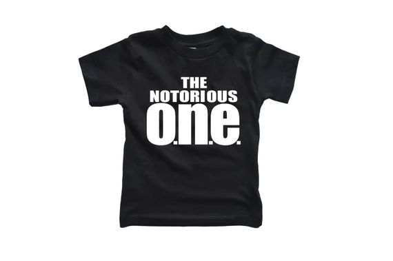 First Birthday Shirt | ONE | Biggie | Music | Rap | Birthday Shirt | Custom | Toddler Baby | Noto... | Etsy (US)