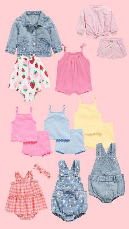 Old navy baby girl spring arrivals! 🌸 

#LTKSeasonal #LTKbaby #LTKSpringSale