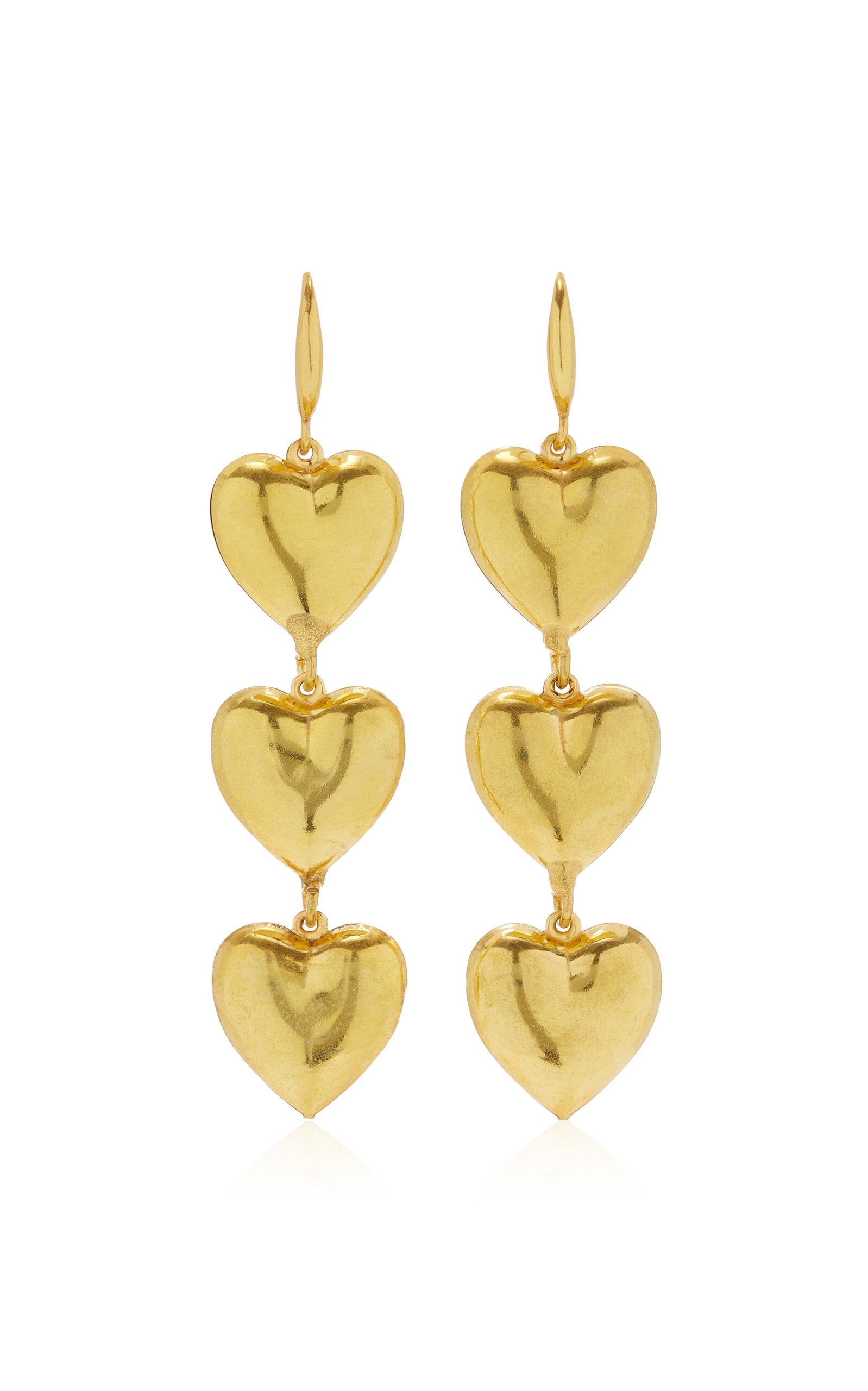 Sylvia Toledano - Loved 22K Gold-Plated Earrings - Gold - OS - Moda Operandi - Gifts For Her | Moda Operandi (Global)