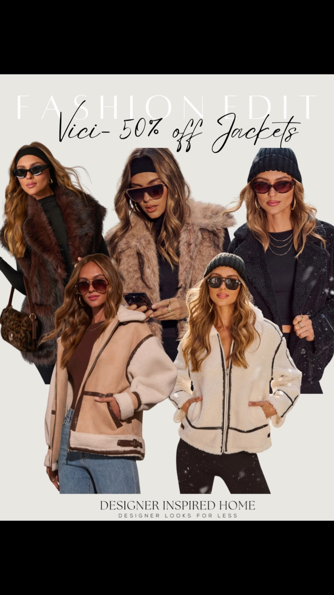 VICI jackets and coats 50% off! 

#LTKFindsUnder50 #LTKSaleAlert #LTKOver40