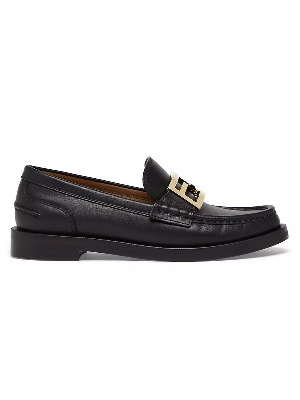 Baguette Leather Loafers | Saks Fifth Avenue