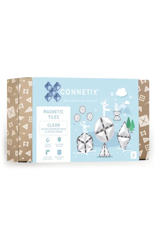 CONNETIX Kids' Clear Magnetic Tiles 24-Piece Shape Expansion Pack at Nordstrom | Nordstrom