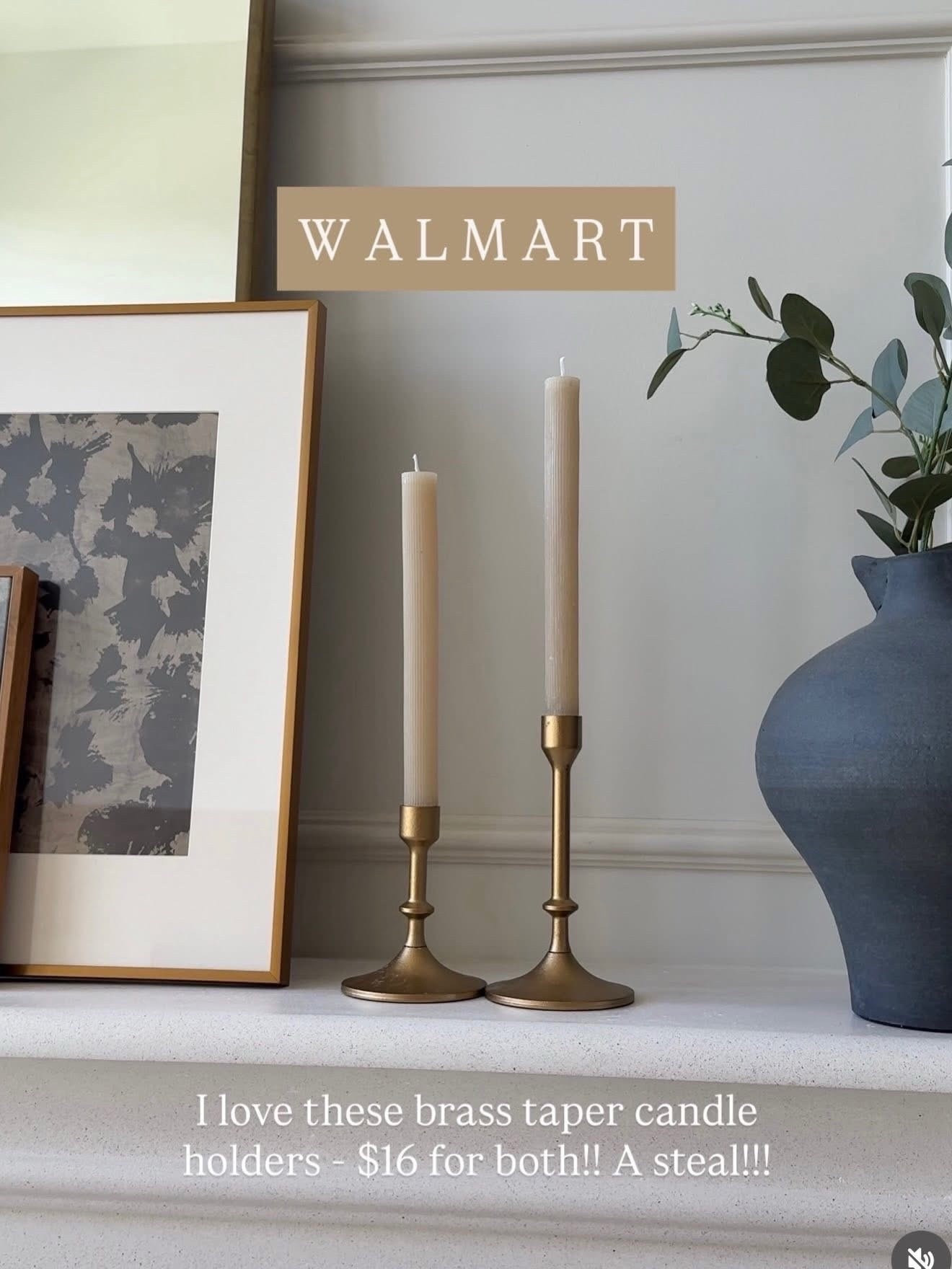 I love these brass taper candle holders - $16 for both!! A steal!!

Home decor, home decor finds, interior styling, interior design inspiration, home styling ideas, neutral home decor, timeless home decor, classic home decor, transitional home decor, traditional home decor, designer inspired home decor, affordable home decor, luxury home decor look for less, curated home decor, collected home decor, budget friendly home decor, high end home decor for less, home decor recommendations, home decor roundup, interior styling, interior styling ideas, interior design inspiration, home styling tips, neutral interior design, modern traditional interiors, transitional interior design, classic interior design, timeless interiors, curated interiors, collected home style, warm neutral interiors

#HomeDecor #InteriorStyling #NeutralInteriors #ModernTraditional #TimelessDesign #HomeInspo #LayeredHome #LivingRoomInspo #InteriorDesignIdeas #DesignInspiration #CozySpaces #InteriorDetails #homestylinginspo #homerefresh #InteriorDetails #homestylinginspo

#LTKSeasonal #LTKOver40 #LTKHome

#LTKSeasonal #LTKOver40 #LTKHome