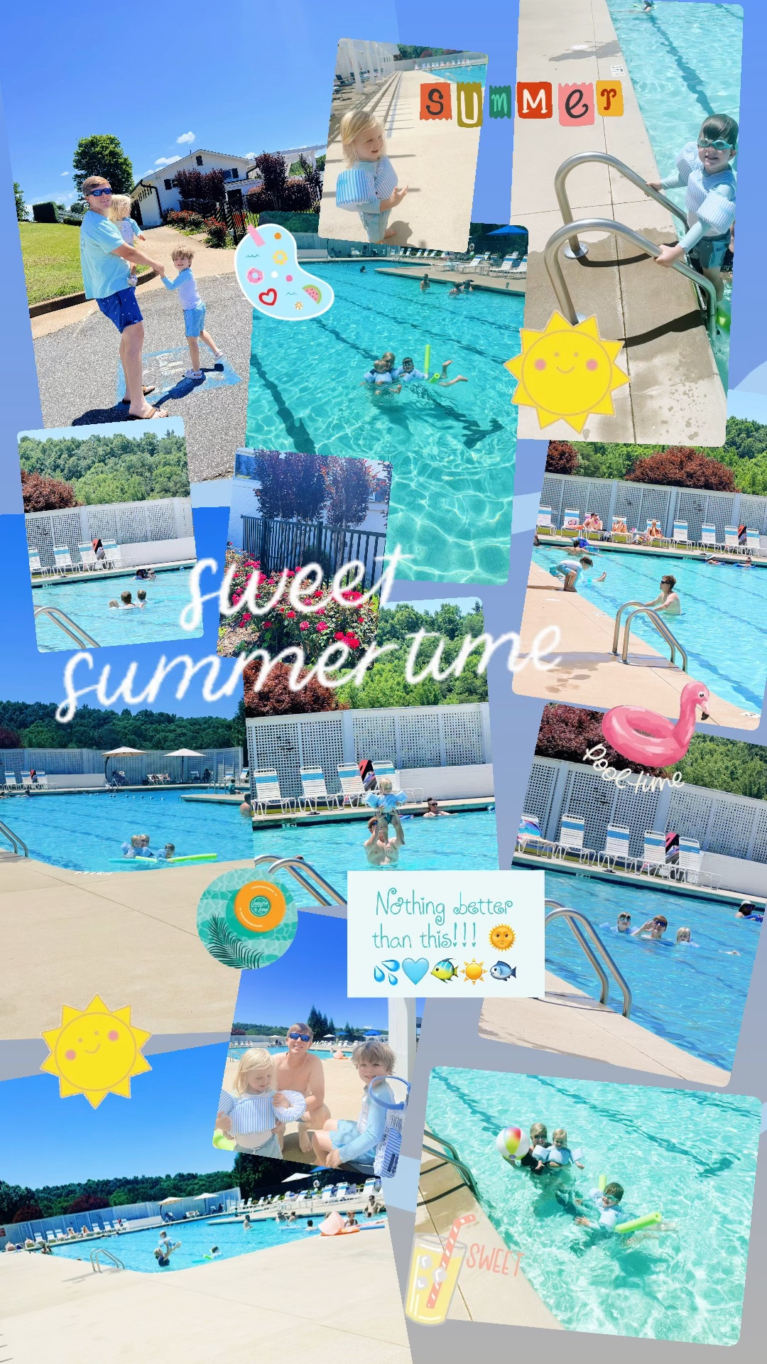 Nothing better than this!!! 🌞💦🩵🐠☀️🐟