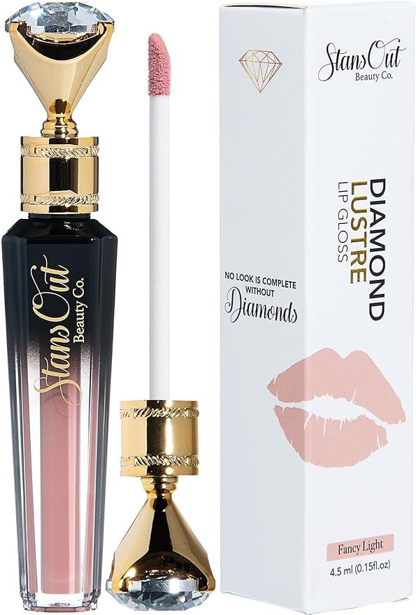 StansOut Beauty Diamond Lustre Fancy Light Hydrating Lip Gloss | Cute Nude Moisturizing Butter-Sm... | Amazon (US)