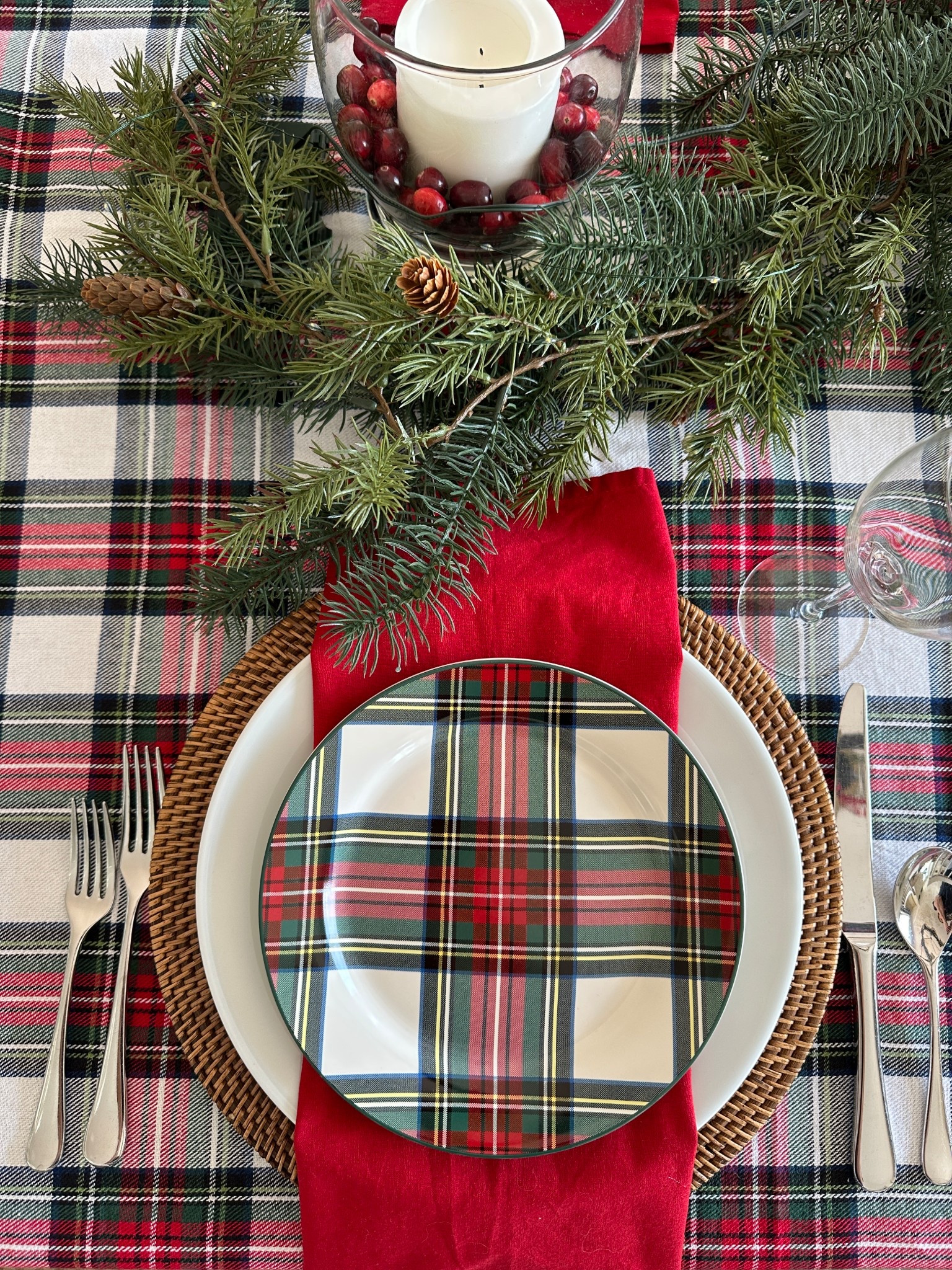 Plaid table setting for classic Christmas vibes…with a Ralph Lauren Christmas feel!

#LTKSeasonal #LTKHoliday #LTKHome