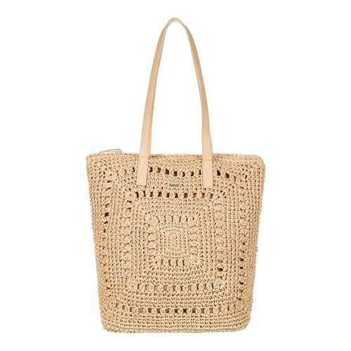 Roxy Women's Beach Tote Bag | Travel | Vacation | Straw | Lightweight | Breathable, Coco Cool - Natural | Amazon (US)