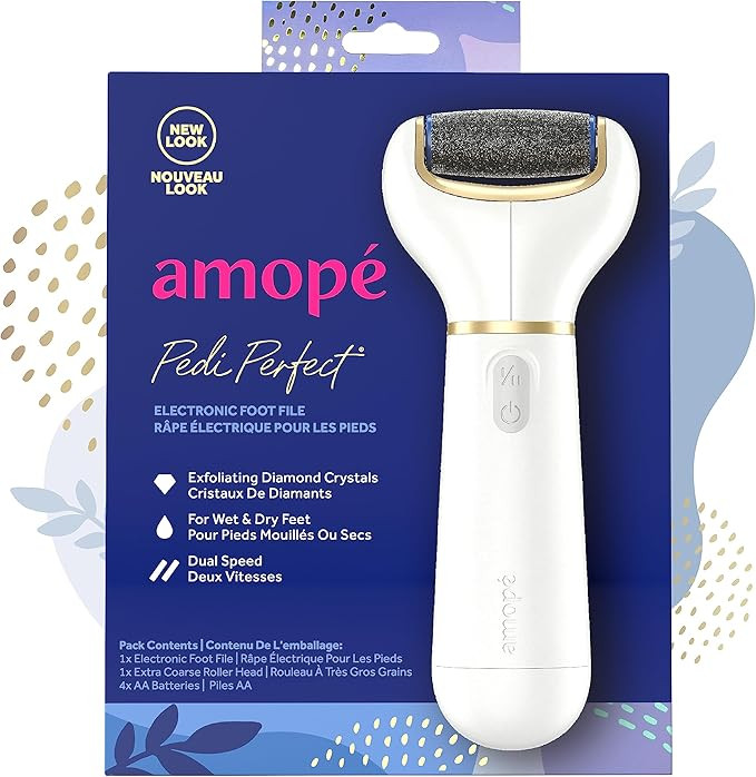 Amopé Pedi Perfect Electric Callus Remover Foot File w/ Diamond Crystals, Pedicure Tool for Feet... | Amazon (US)