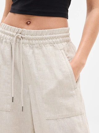 Retreat Linen High Rise Wide Leg Pant | Athleta