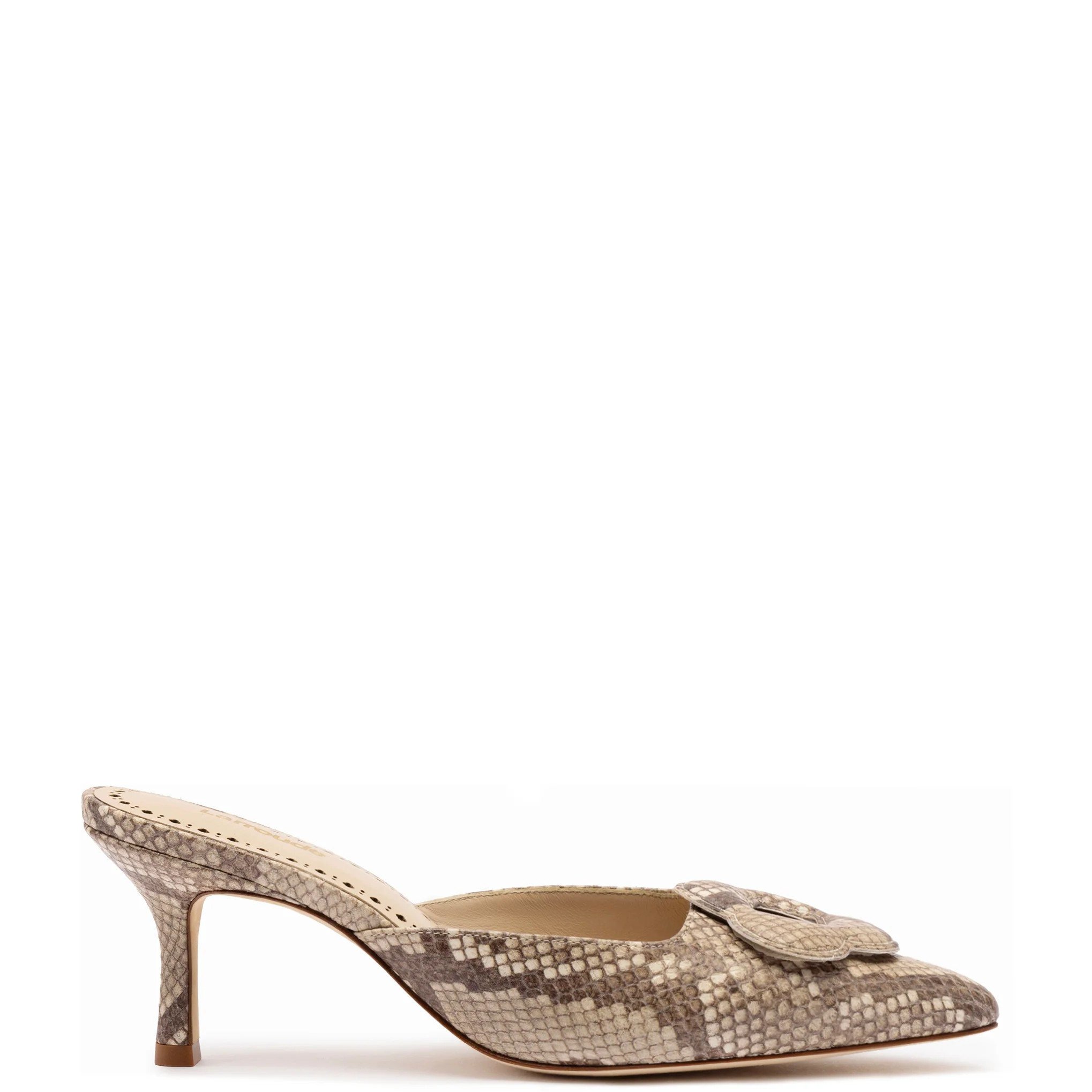 Flora Pump In Light Python Print | Larroude
