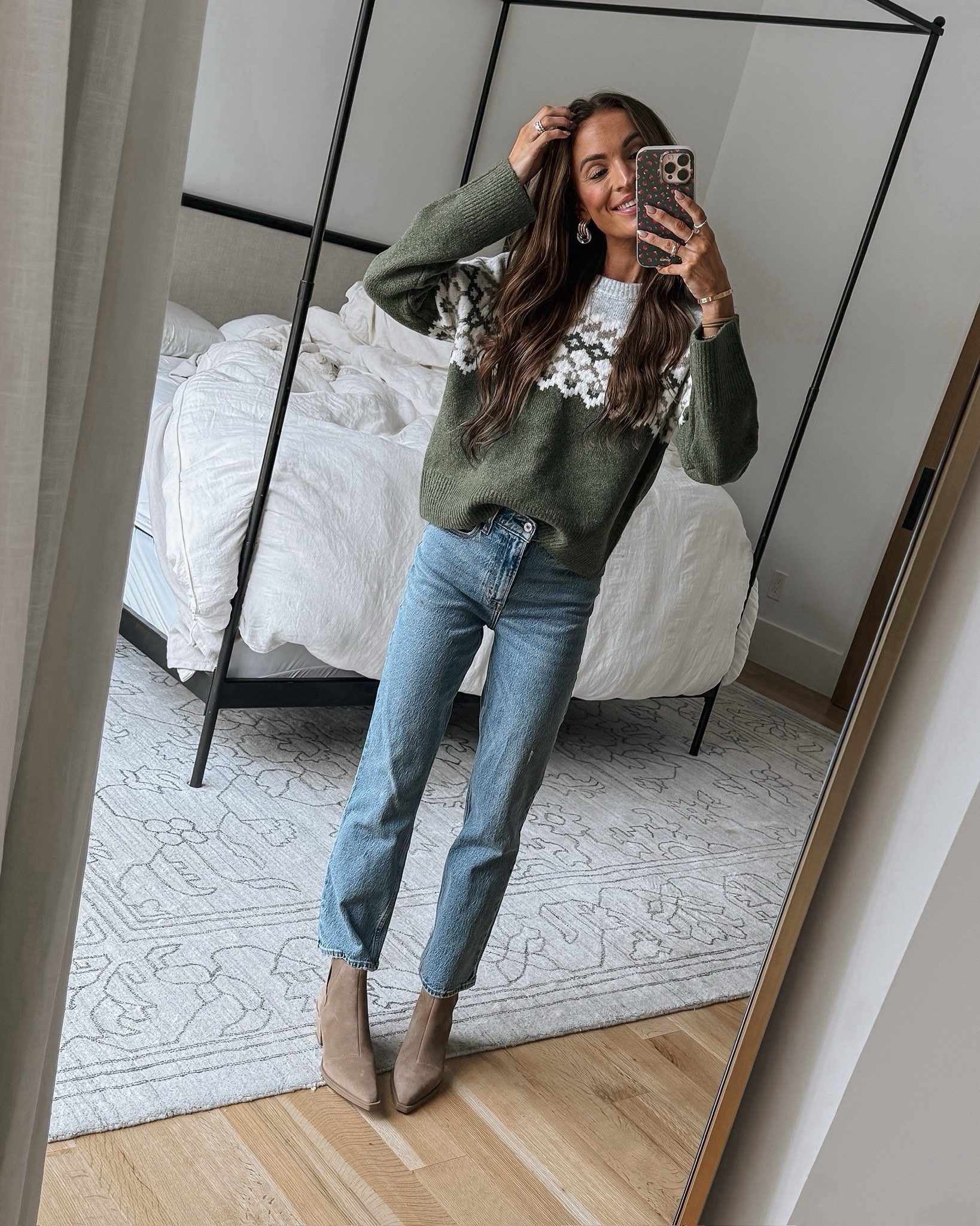 this whole look - including some of my most worn earrings!  - is all on sale this week! 💕

#LTKCyberWeek