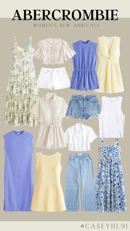 Women’s new arrivals at Abercrombie! Perfect color and patterns for your summer wardrobe! 

#LTKstyletip #LTKSeasonal #LTKfindsunder100