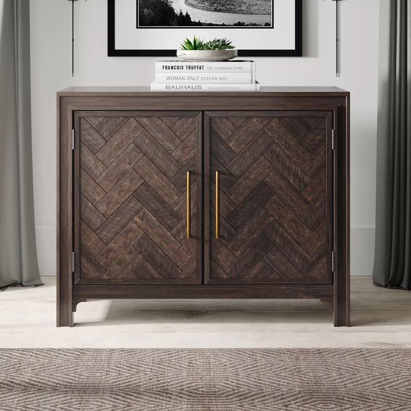 Brennan 32'' Tall 2 - Door Accent Cabinet | Wayfair North America