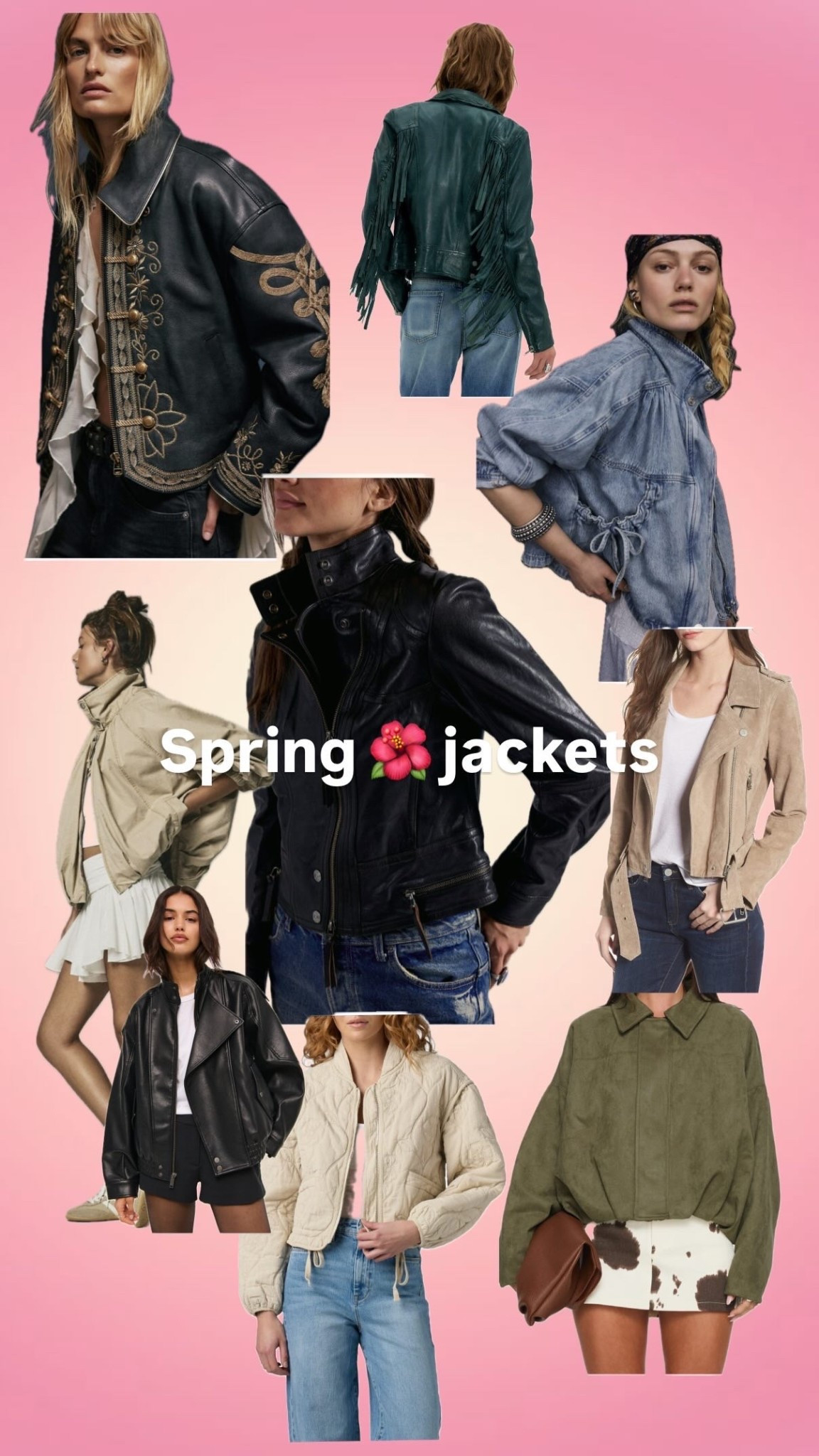 Warmer weather = cuter jackets! 
