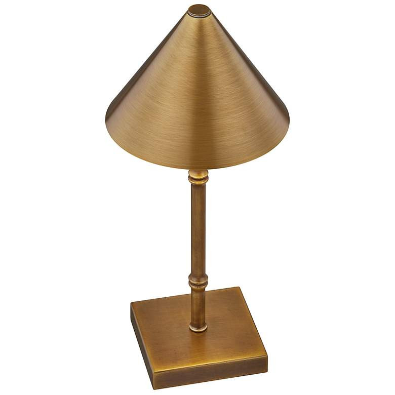 Mae 1-Light Portable Rechargeable LED Table Lamp By Coco & Dash - #5678W | Lamps Plus | Lamps Plus